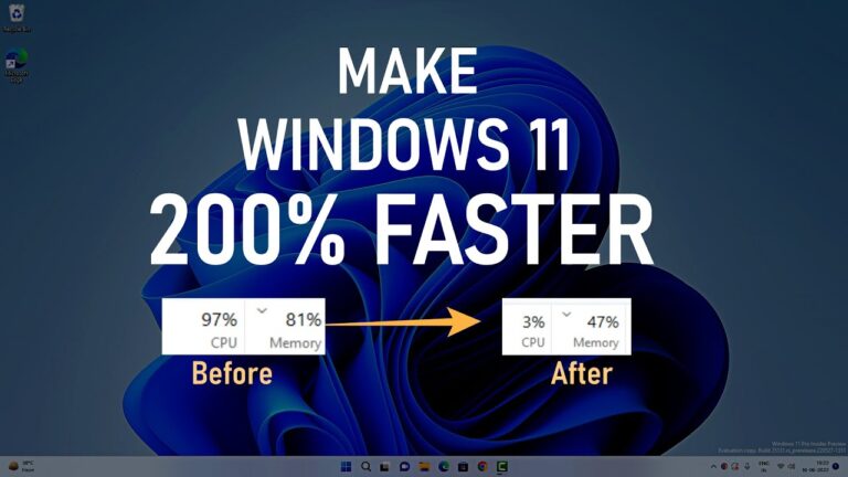 How to Make My Laptop Faster Windows 11